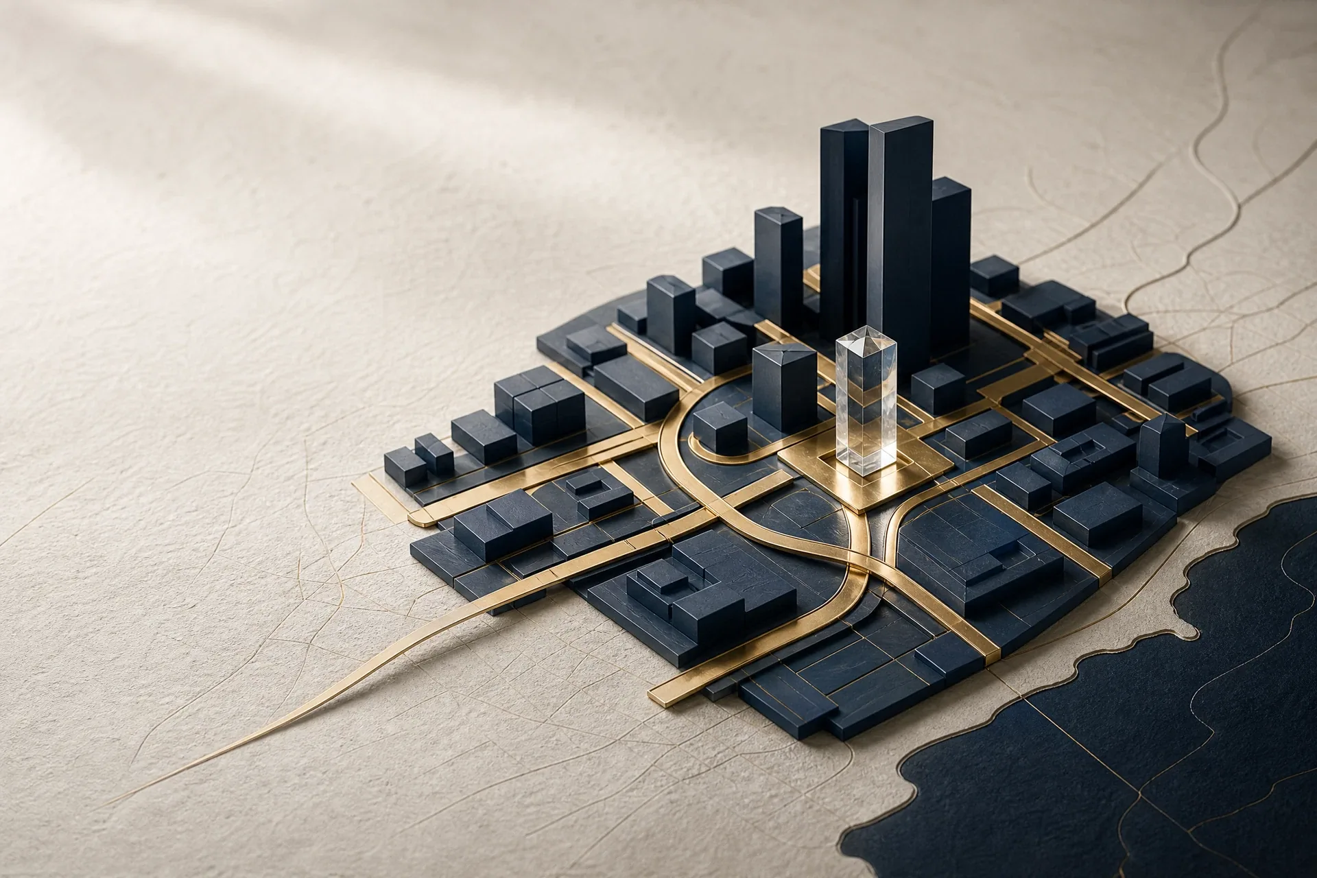 Abstract visual model for project development